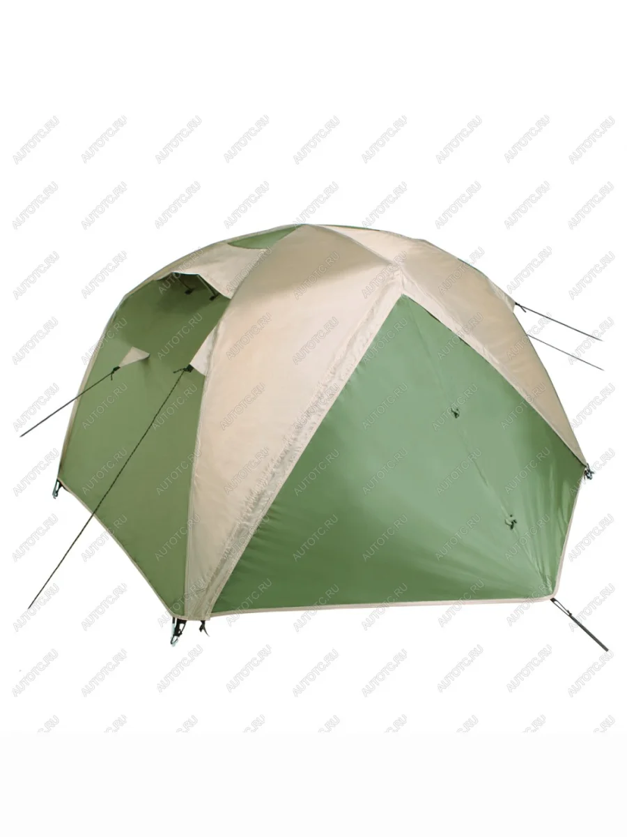 Палатка (трехместная) BTrace Point 3 Seat Ibiza Mk2,6K хэтчбэк 3 дв. дорестайлинг (1993-1999) (Зеленый+Бежевый)  с доставкой в г. Пермь