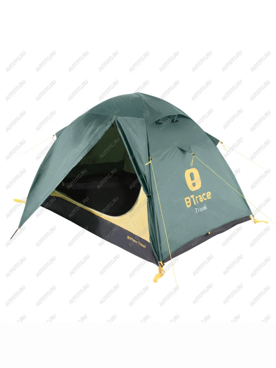 Палатка BTrace Travel 2 Seat Toledo Mk1 седан (1991-1999) (зеленый)  с доставкой в г. Пермь