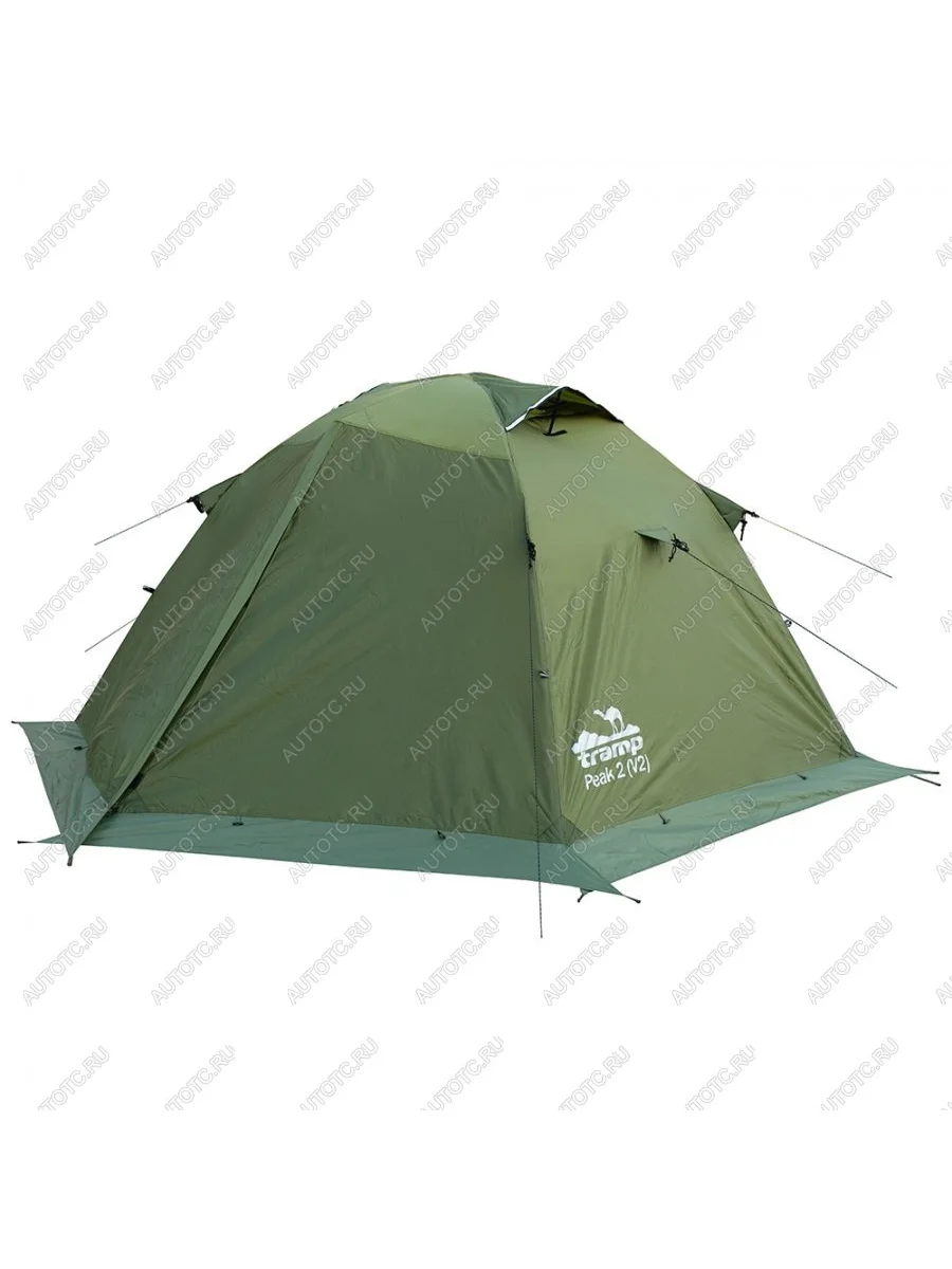 Палатка Tramp Peak 2, зеленый TRAMP trt-25  с доставкой в г. Керчь