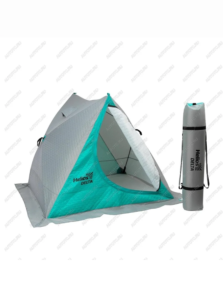 Палатка зимняя двускатная HELIOS DELTA Комфорт, утепленная HELIOS hs-isdc-bg  с доставкой в г. Керчь