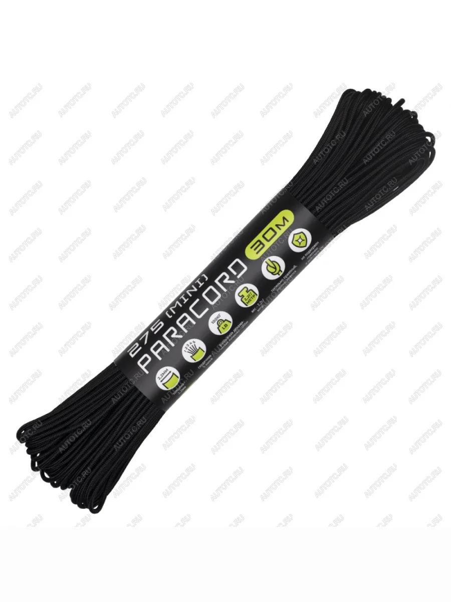 Паракорд 275 (мини) CORD nylon 30м (black) CORD 275.n30.b  с доставкой в г. Керчь
