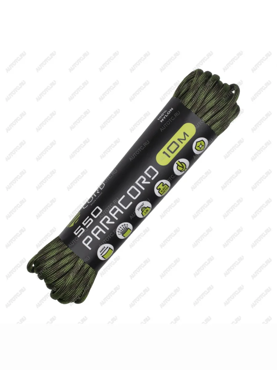 Паракорд 550 CORD nylon 10м (O.D. moss) CORD 550.n10.o.d.m  с доставкой в г. Керчь