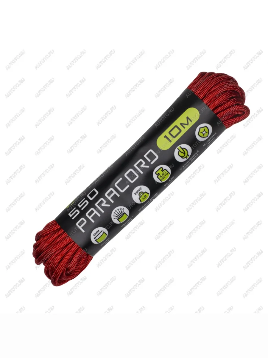 Паракорд 550 CORD nylon 10м (red) CORD 550.n10.r  с доставкой в г. Керчь