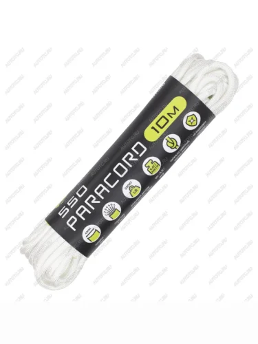 Паракорд 550 CORD nylon 10м (white) CORD 550.n10.wt