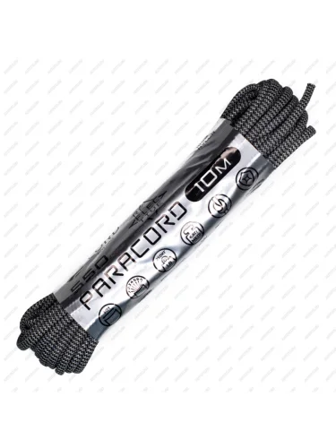 Паракорд 550 CORD nylon 10м SuperReflective (black wave) CORD 550.n10.lm.b.w