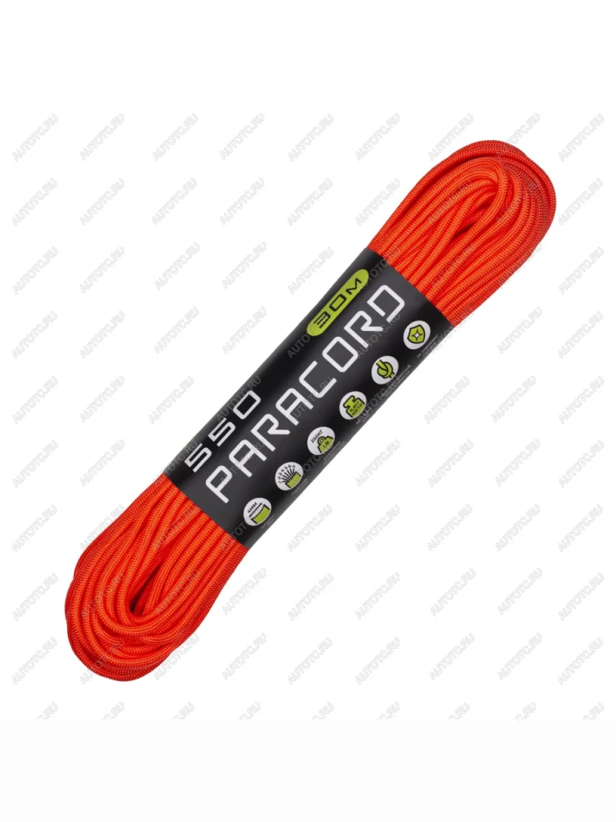 Паракорд 550 CORD nylon 30м (neon orange) CORD 550.n30.n.or  с доставкой в г. Керчь