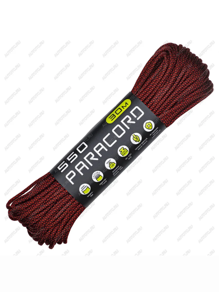 Паракорд 550 CORD nylon 30м (red snake) CORD 550.n30.r.sn  с доставкой в г. Керчь