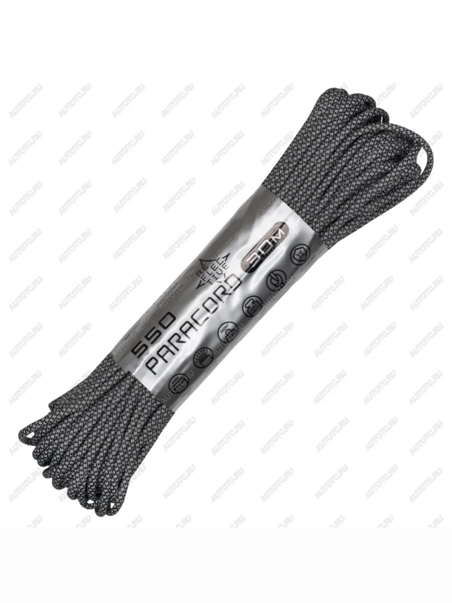 Паракорд 550 CORD nylon 30м SuperReflective (black snake) CORD 550.n30.lm.b.snk  в Воронеже Воронежской области