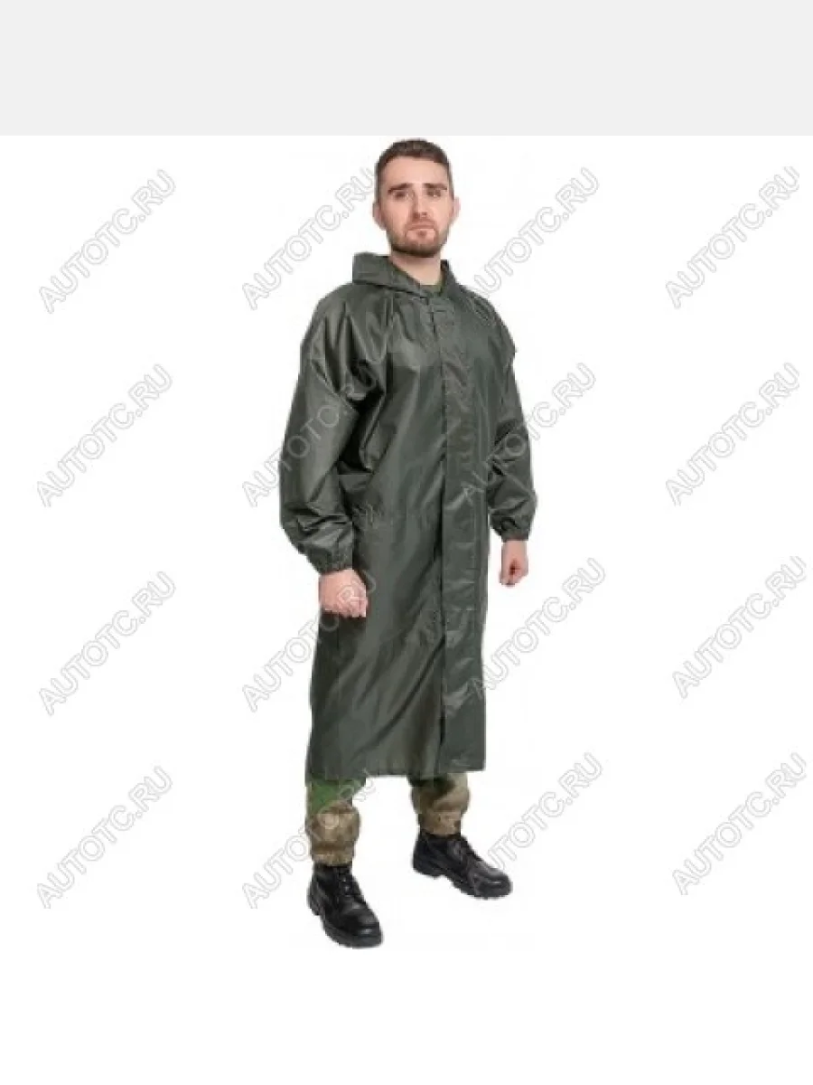Плащ ветровлагозащитный HELIOS, цв.зеленый р.52 HELIOS t-pl-vvz-xl-002  с доставкой в г. Керчь