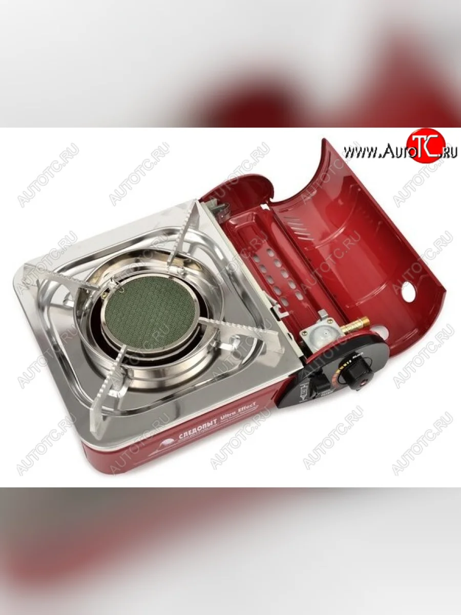 Плита газовая "СЛЕДОПЫТ - UltraEffect", керамическая (с переходником) СЛЕДОПЫТ pf-gst-im03  с доставкой в г. Керчь