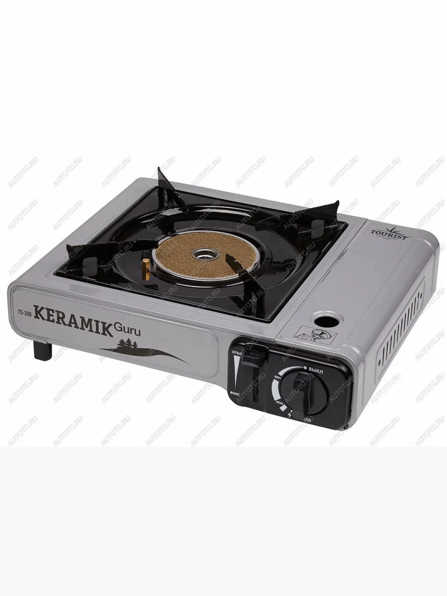 Плита газовая TOURIST KERAMIK GURU, портативная, керамическая, в кейсе TOURIST ts-200  с доставкой в г. Керчь
