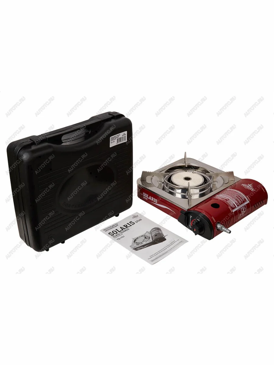 Плита газовая TOURIST SOLARIS PLUS портативная, керамическая, с переходником, в кейсе (уценка) TOURIST ts-701_u.1  В Кинешме Ивановской области