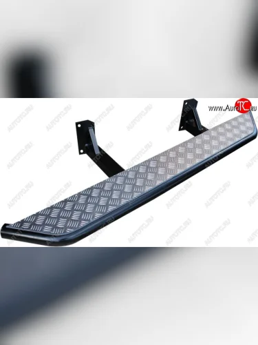 Пороги силовые РИФ (черные) Toyota Land Cruiser 76 5 дв. 3-ий рестайлинг (2014-2016)