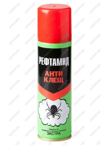 Репеллент акарицид "Рефтамид Экстра Антиклещ" 145 мл. СИБИАР mb-ir-01