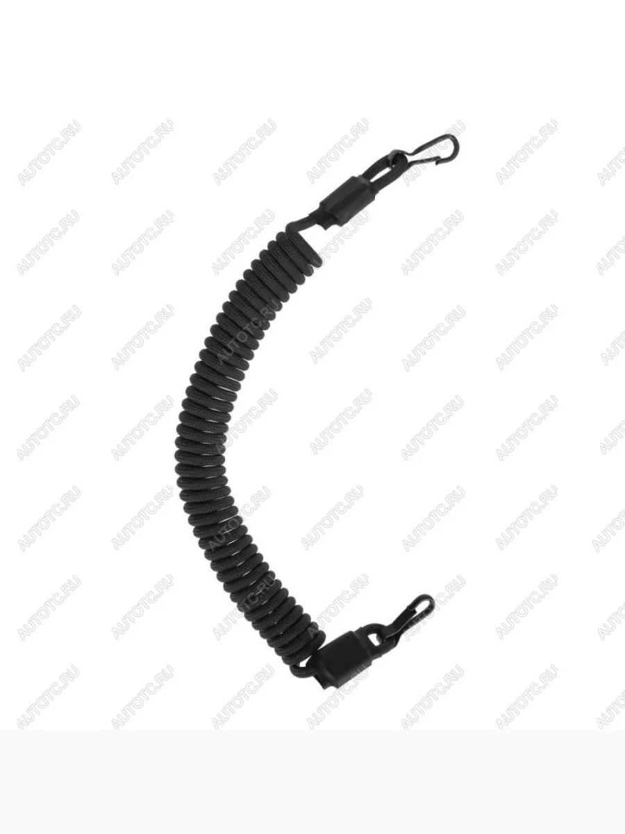 Страховочный тренчик CORD из паракорда с 2 карабинами (black) CORD tr.kk.b  в Воронеже Воронежской области