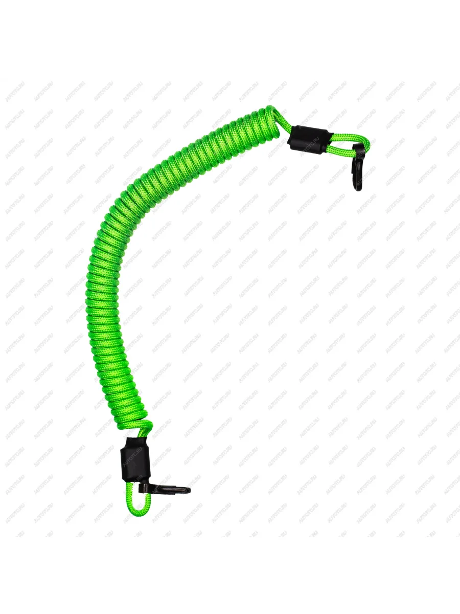Страховочный тренчик CORD из паракорда с 2 карабинами (neon green) CORD tr.kk.n.gr  в Воронеже Воронежской области