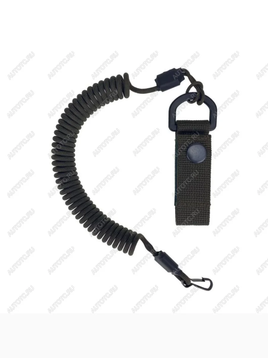 Страховочный тренчик CORD из паракорда с креплением на ремень и карабином (black) CORD tr.kb.b  с доставкой в г. Керчь