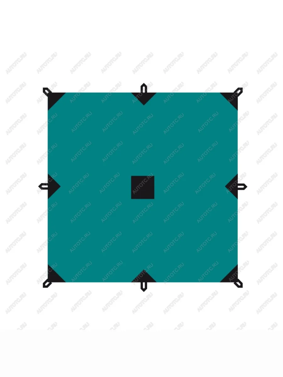 Тент BTrace 3x3, Зеленый BTrace t0331  с доставкой в г. Керчь