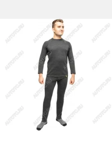 Термобелье комплект Helios Thermo-Merino, цв.темно-серый р.48-50170-176, L HELIOS 144620