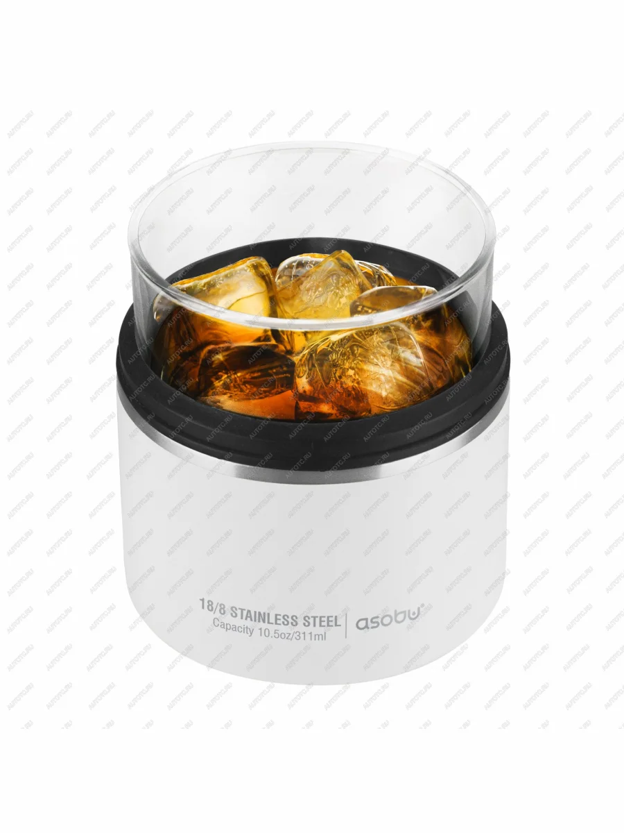 Термобокал ROCKS для крепких напитков 310 мл, белый ASOBU lao21.01-white  в Воронеже Воронежской области