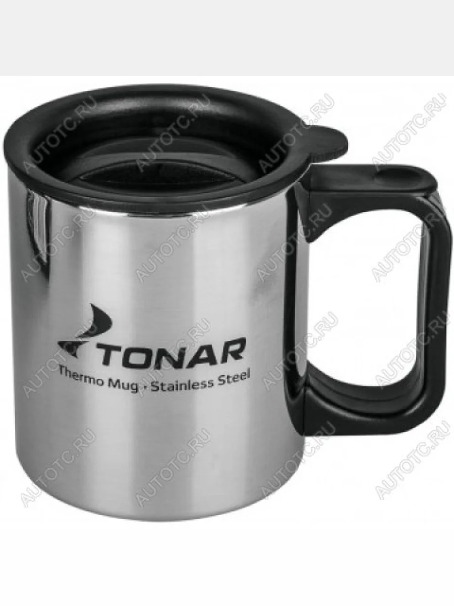 Термокружка ТОНАР 350ML с пластиковой крышкой ТОНАР t.tk-047-350  с доставкой в г. Керчь
