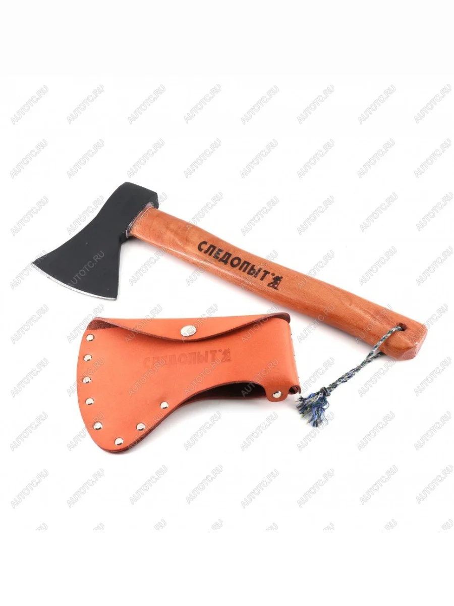 Топор туристический "СЛЕДОПЫТ", 385*160*115 мм, 995 гр., в чехле СЛЕДОПЫТ pf-at-08  с доставкой в г. Керчь