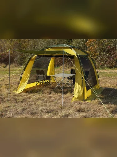 Шатер автомат Maverick Fortuna 300 (хакижелто-горчичный) Maverick Tent m-km-007