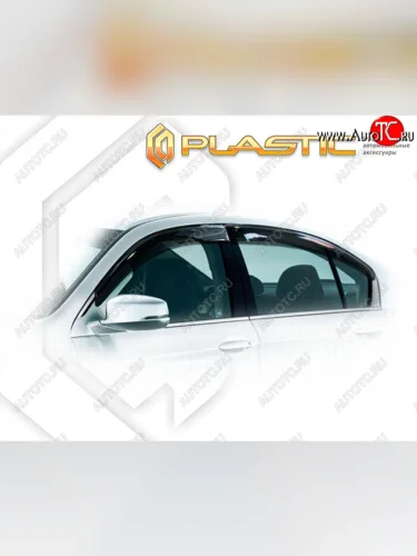 Дефлекторы дверей CA Plastic (Classic полупрозрачный) Honda Accord  9 CR (2013-2020) седан дорестайлинг, седан рестайлинг