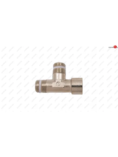 Фитинг тройник с фторопластовым кольцом Camozzi S2050 18-18 Camozzi s2050 18-18