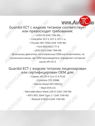 Масло Phillips 66 Guardol ECT Motor Oil (TI, СК4) 15W40 18.93 L CUMMINS 13809