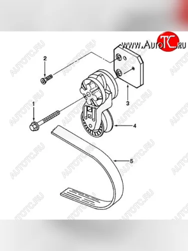 Ремень 8PK1420 HAFFEN 3911588 CUMMINS 01332