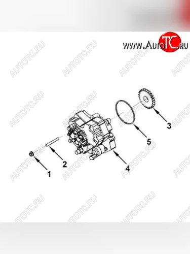 Топливный насос высокого давления (ТНВД) Bosch ISBe 0445020150 CUMMINS 0235