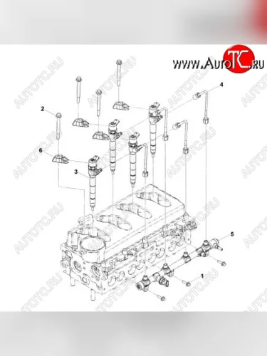 Форсунка топливная Bosch ISF 2.8 (Евро 3) 0445110376  0445110594 CUMMINS 0242