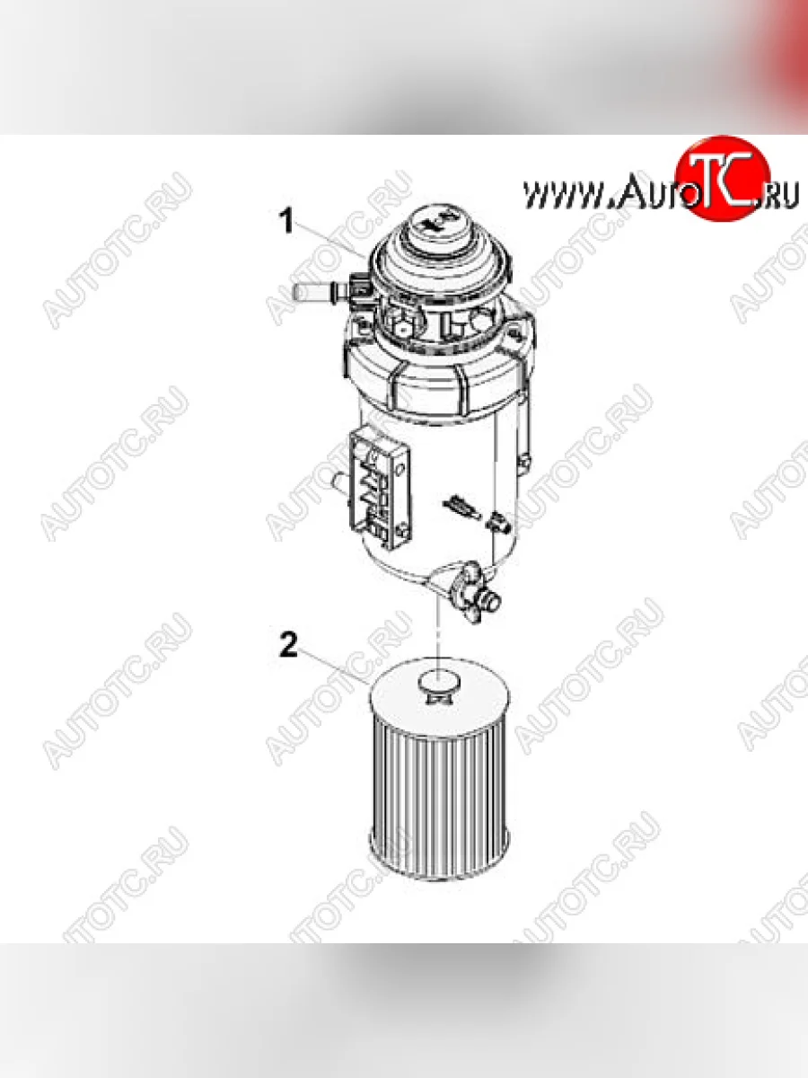 Фильтр топливный сепаратор ISF 2.8 5297619 FH21086  FH21082  FH21076  FH21077  CUMMINS 0386  В Кинешме Ивановской области