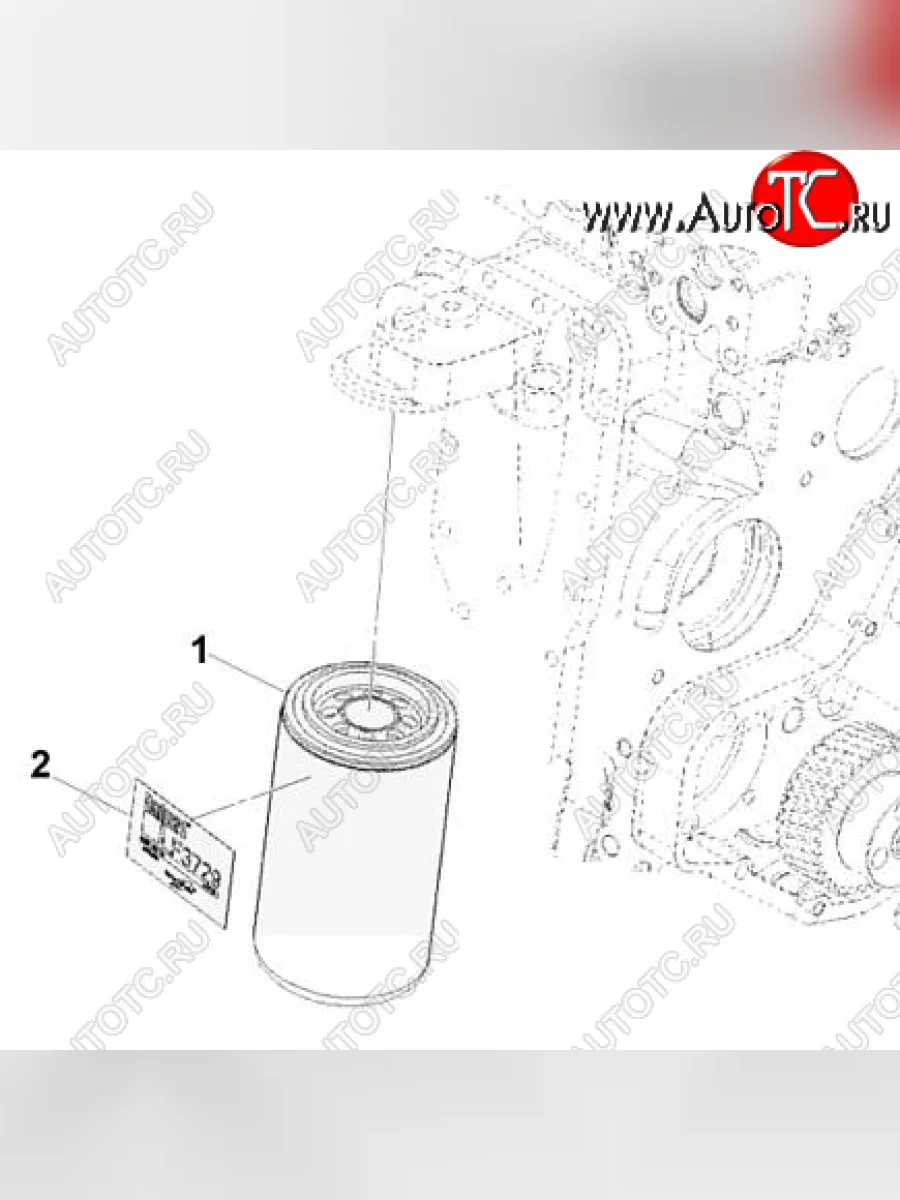 Фильтр масляный QSB LF3970 CUMMINS 10020  с доставкой в г. Керчь