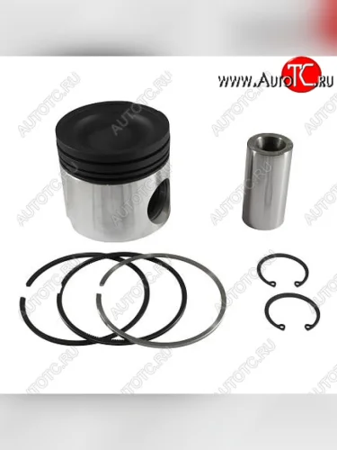 Поршень в сборе двухсоставной (поршень, комплект колец, палец, стопорные кольца) QSL 4955237 CUMMINS 13110