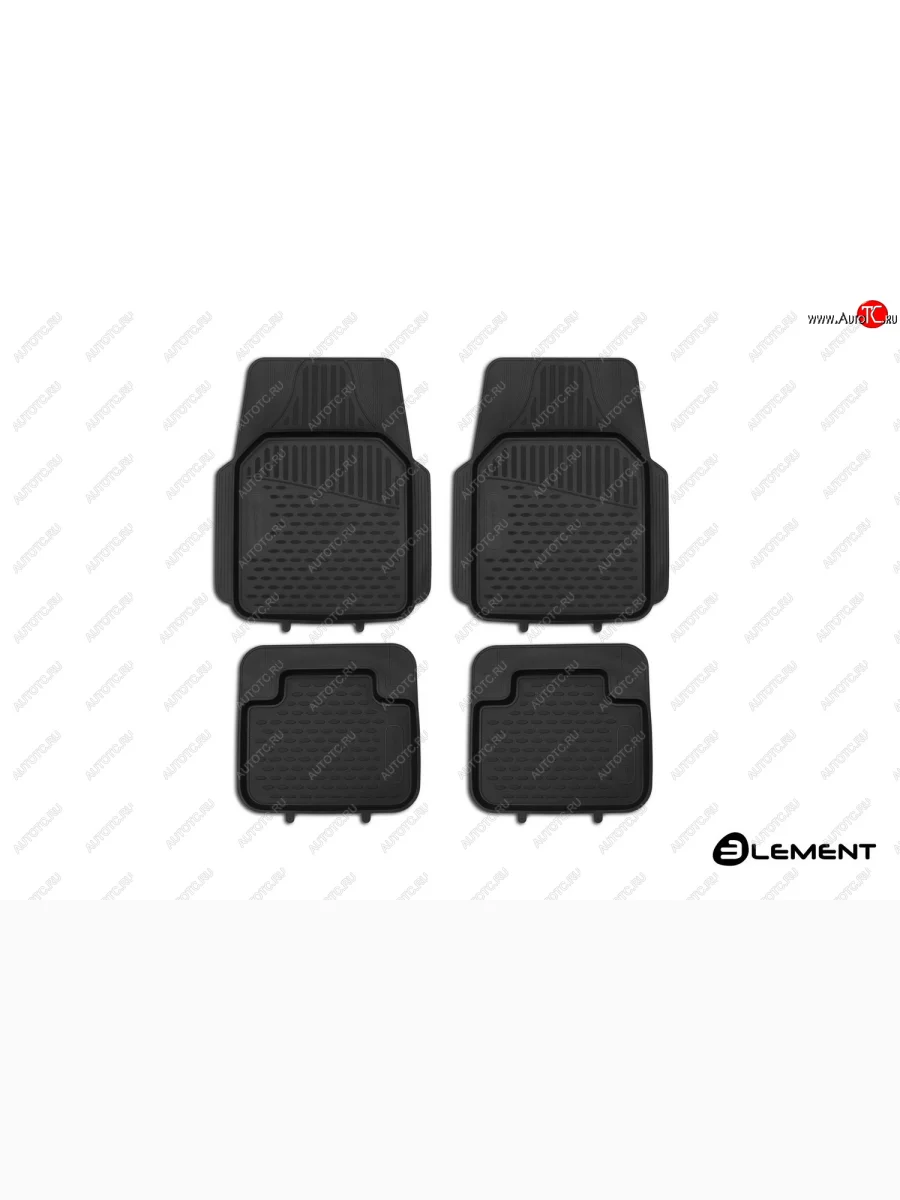 Коврики в салон Универсальные, 4 шт. (полиуретан) Element element0002210  в Воронеже Воронежской области