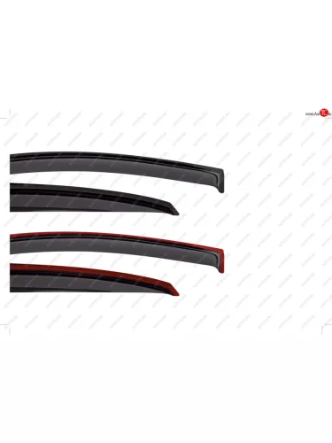 Дефлекторы боковых окон ГАЗ. Газель Next, 2013-, 2ч., темный  Газель некст SIM nld.sgazeln13322f