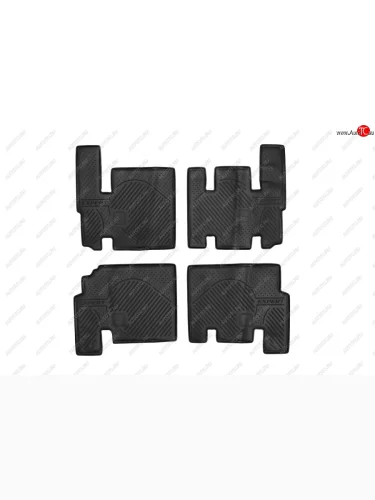 Коврики в салон PEUGEOT Expert, 2013- 4 шт. задних, мв. (полиуретан)  Пежо Експерт Element element3826210