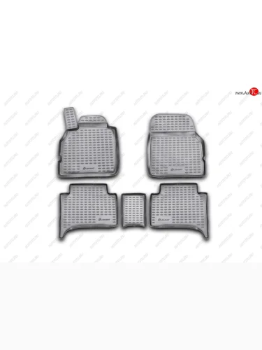 Коврики в салон подходит для RENAULT Scenic (II, IIp) 2003-2009, 5 шт. (полиуретан, бежевые)  Рено Сценик Element nlc.41.09.212