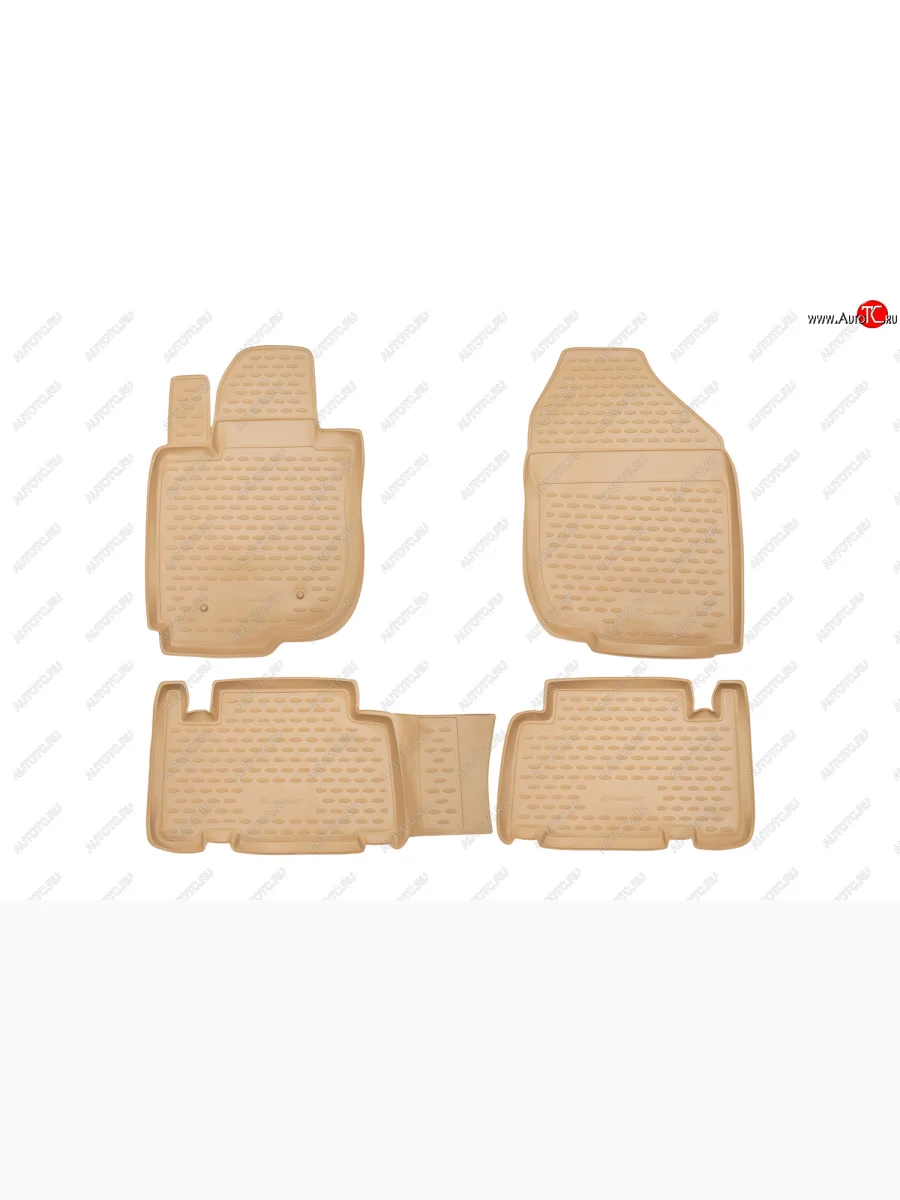 Коврики в салон (полиуретан, бежевые) Element  Toyota RAV4 (2005-2009) XA305 (черные)  в Керчи Республика Крым