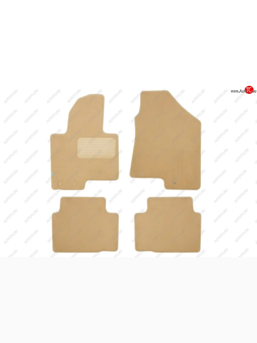 Коврики в салон Klever Premium HYUNDAI IX35 2010-2013, 2013-2015, кросс., 5 шт. (текстиль, бежевые)  Klever klever04203622112kh  в Самаре Самарской области