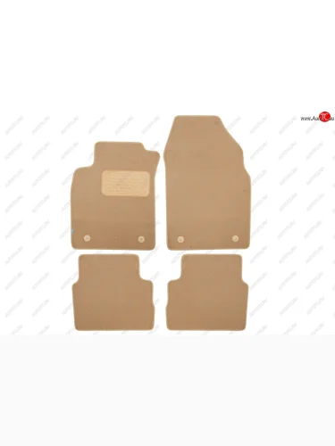 Коврики в салон Klever Premium OPEL Vectra C АКПП 2002-2005, 2005-2008, сед., 4 шт. (текстиль, бежев Klever klever04370422112kh
