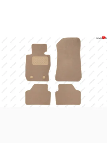 Коврики в салон Klever Premium BMW X1 E84 АКПП 2009-2012, 2012-2015, внед., 4 шт. (текстиль, бежевые Klever klever04051522112kh