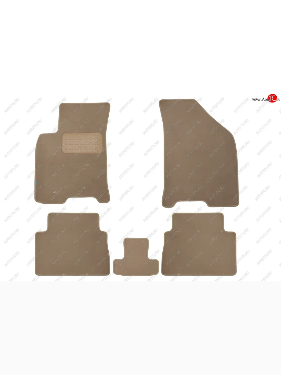 Коврики в салон Klever Premium CHEVROLET Lacetti, 2004-2013, сед., хб., ун., 5 шт. (текстиль, бежевы Klever klever04080922112kh  в Самаре Самарской области