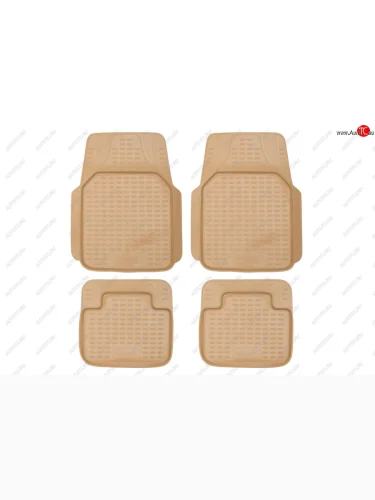Коврики в салон универсальные Lider, 4 шт. (полиуретан, бежевые) Element nlc.00.00.212