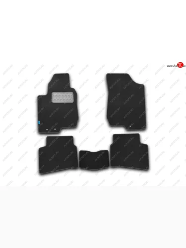 Коврики в салон KIA Pro Ceed 2012-2015, 2015-2018, хб., 5 шт. (текстиль)  Киа Сид Autofamily nlt.25.38.22.110kh