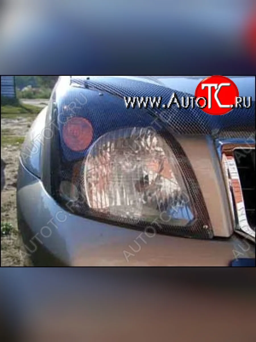 Защита передних фар карбоновая TOYOTA LAND CRUISER PRADO 2001-2008, NLD.STOLCP0123  Тойота Ленд крузер прадо SIM nld.stolcp0123  в Самаре Самарской области