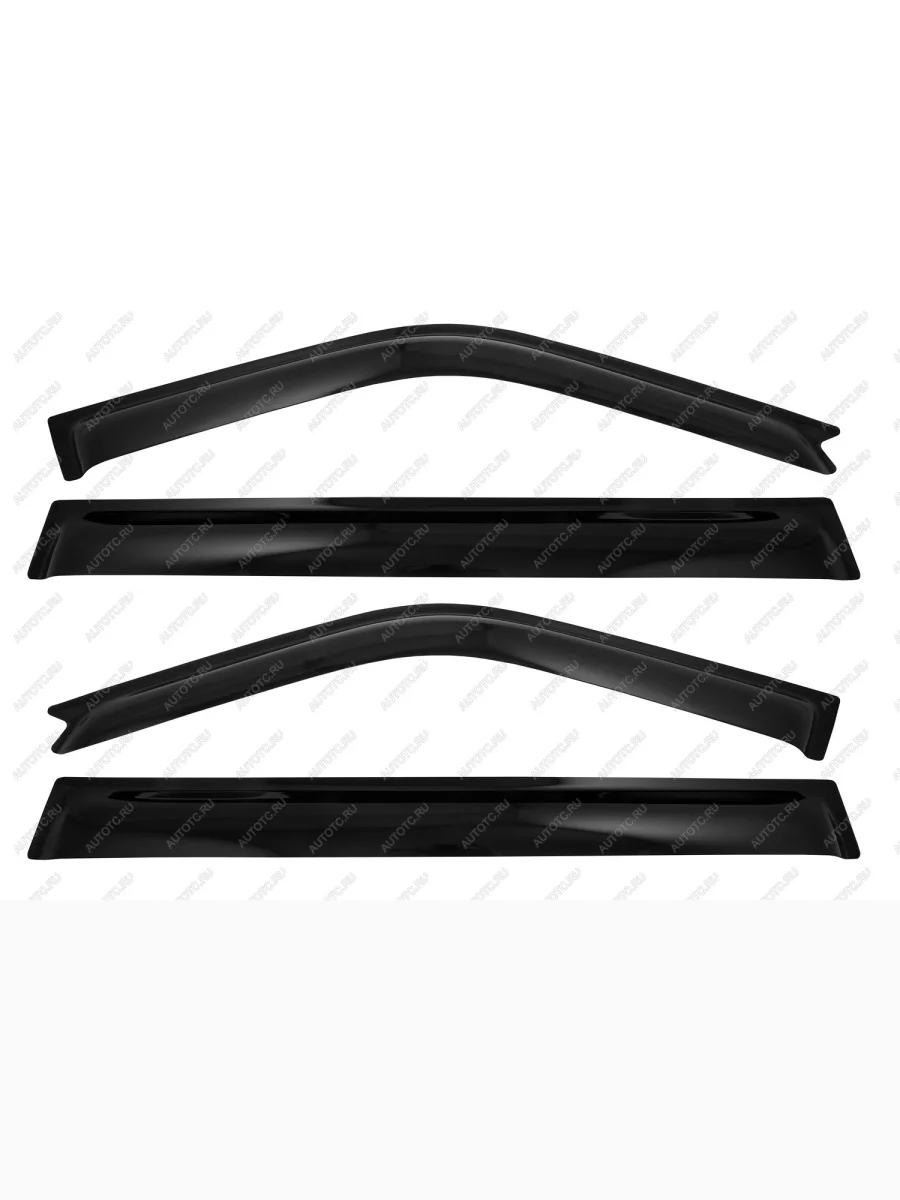 Дефлекторы окон SIM  Уаз Патриот (2005-2013) 3163 5 дв. (черные)  в Самаре Самарской области