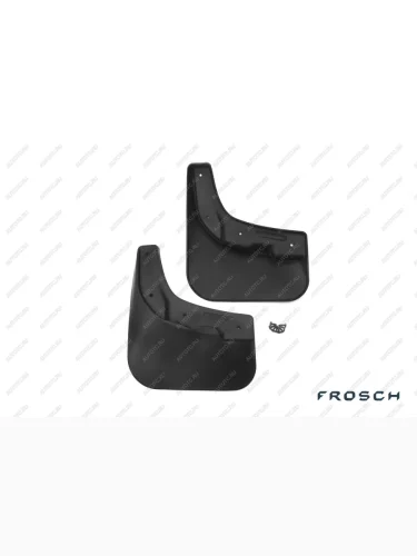 Брызговики передние VW Touareg 2010-2014, кросс. (optimum) в коробке  Фольксваген Туарег FROSCH frosch.51.31.f13